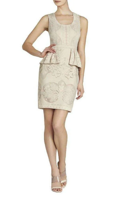 Etna Lace Peplum Sheath Dress Lace Dress Style