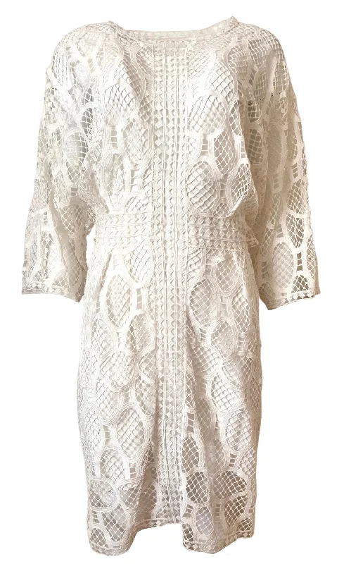 Crochet Lace Cotton Dress Flowy Lace Dress