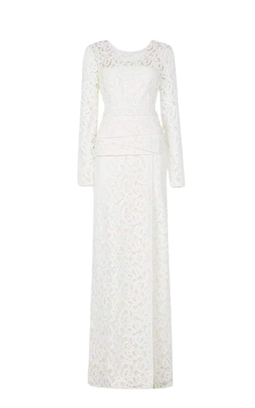 Elizabella Cutout Lace Gown Sexy Lace Gown