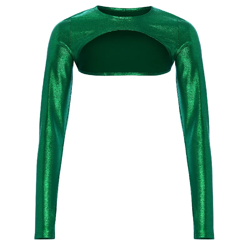 Emerald Jewel Athletic Shrug Women's travel-friendly jackets