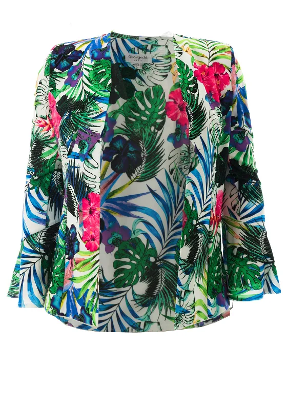 Georgedé Edelyne Tropical Print Jacket, Multi Women's must-have jackets