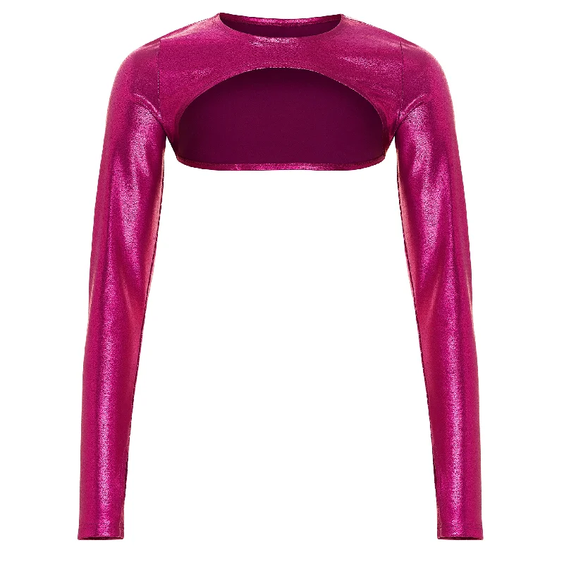 Garnet Jewel Athletic Shrug Women's mid-range jackets