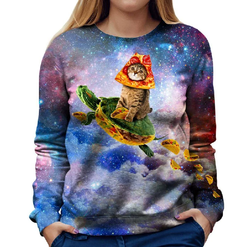 Turtle Taco Cat Womens Sweatshirt Casual Hoodie Sweatshirt Wear