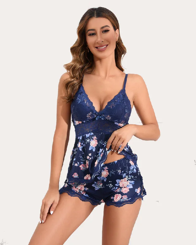 Navy Floral