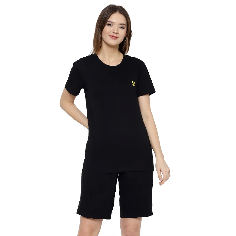 Vimal Jonney Black Women's Night Suit Sleepwear pajama sets