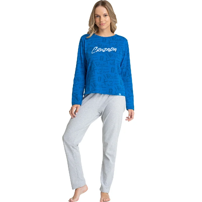 Pijama Top Algodón Invierno Mujer Universidad Católica C2 Trendy pajama sets for women