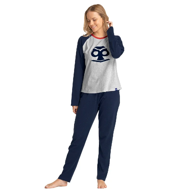 Pijama Top Algodón Invierno Mujer Universidad de Chile C2 Couple pajama sets