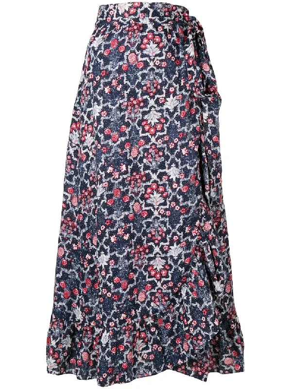 floral print full skirt Wedding guest unclassified skirts