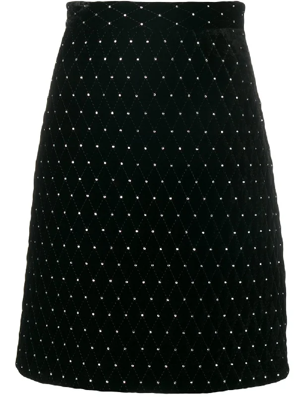 diamond quilted skirt Pencil unclassified skirts