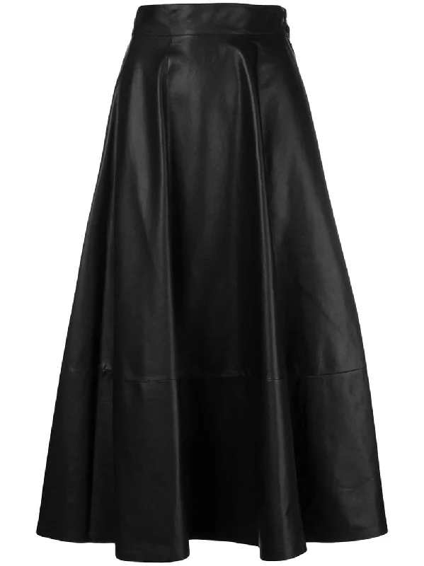 high waisted full skirt Dark color unclassified skirts