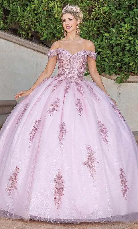 Dancing Queen 1797 - Sweetheart Floral Appliqued Ballgown Cocktail party dresses