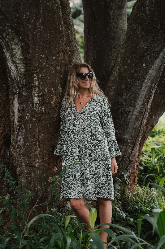 Phoebie Olive Print Fashion Nova floral dresses