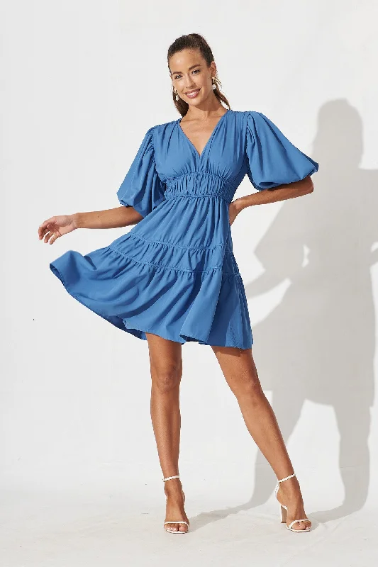 Amarini Dress In Blue Budget-friendly unclassified dresses