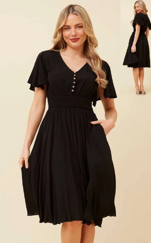 BELLE BLACK DRESS Wrap unclassified dresses