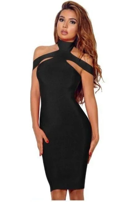 Black Cutout Dress | Black Dress Engagement unclassified dresses