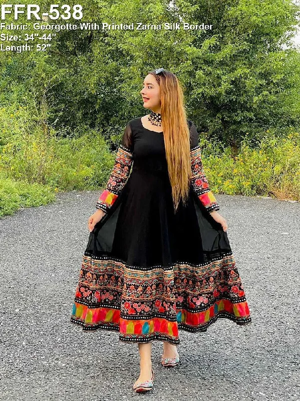 Black traditional ethnic gown Stretchy unclassified dresses