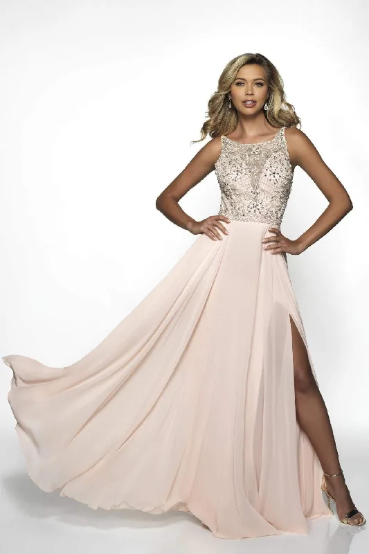 Blush by Alexia Designs - Beaded A-Line Evening Gown C2081SC Long unclassified dresses