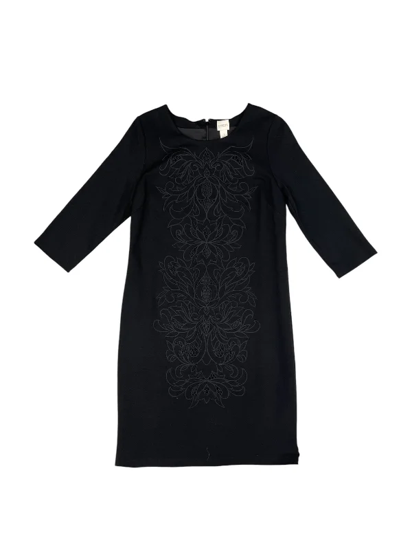 Dress Work By Chicos In Black, Size: M Beaded unclassified dresses