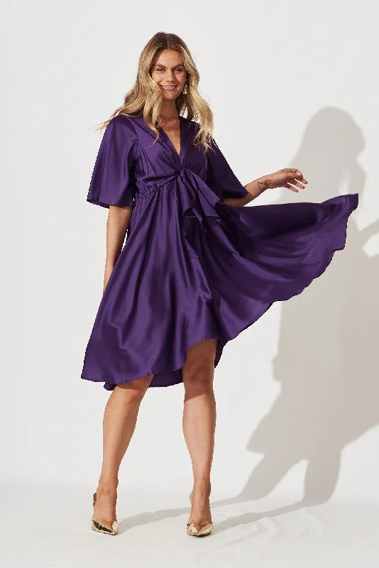 Helsinki Dress In Purple Petite unclassified dresses