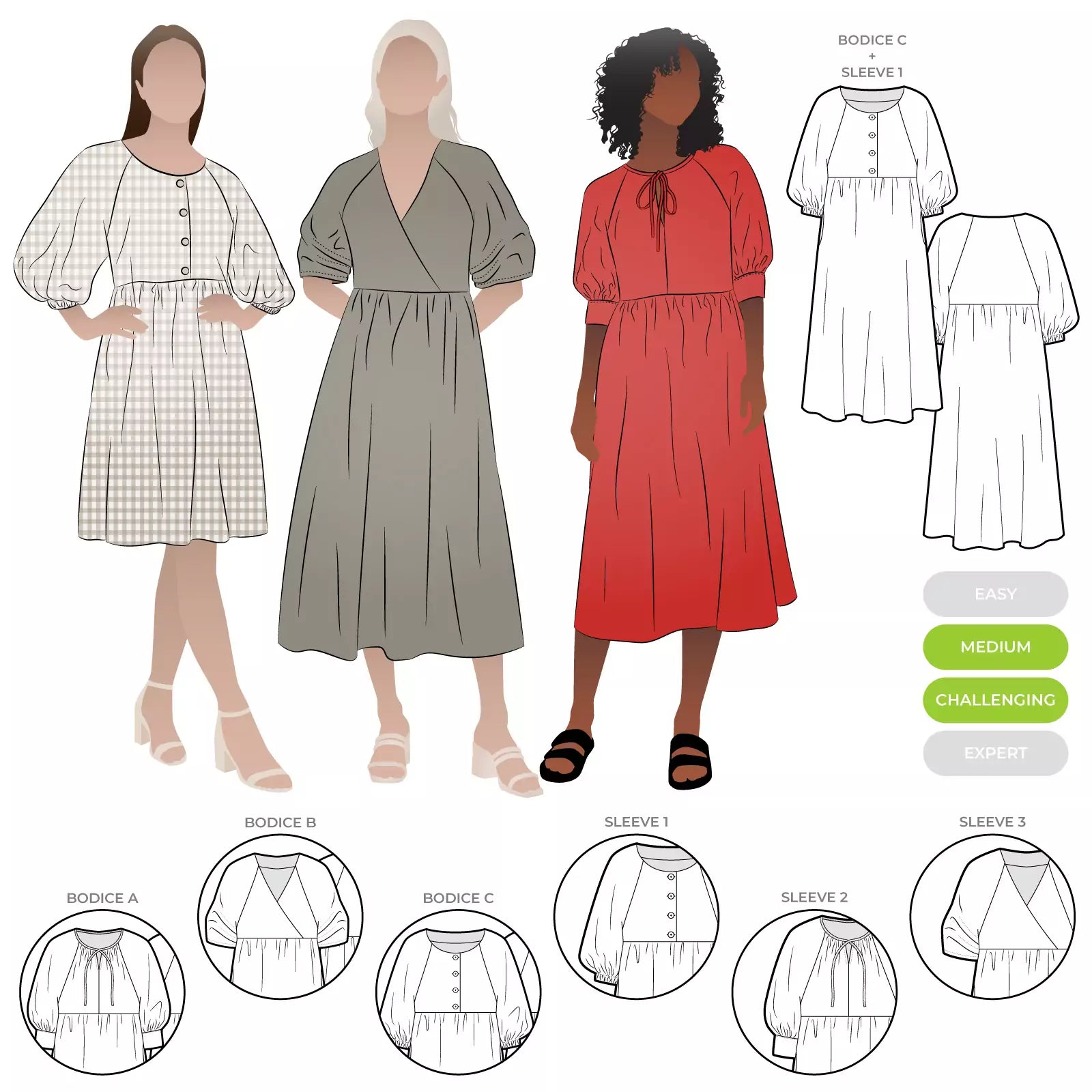 SALE!! Style Arc - Hope Extension Pack - Multi Size - Various Sizes Striped unclassified dresses