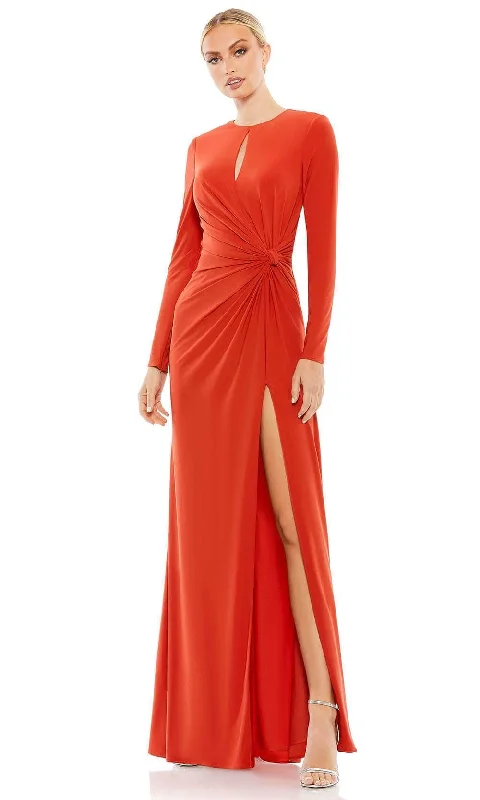 Ieena Duggal 55708 - Keyhole Neck High Slit Evening Dress Spring unclassified dresses