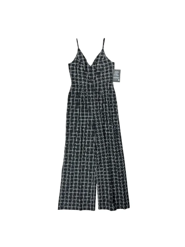 Jumpsuit By ABLE In Black & White, Size: Xs Metallic unclassified dresses