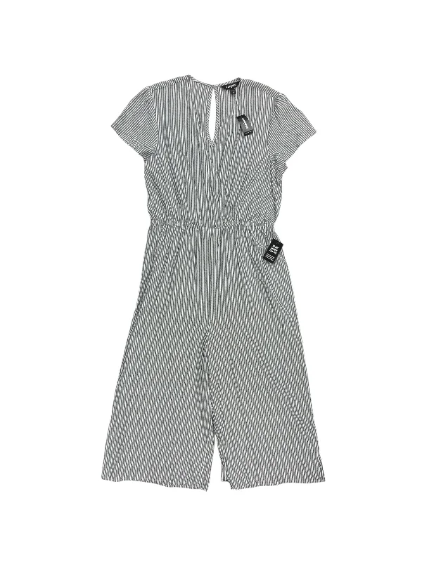 Jumpsuit By Express In Striped Pattern, Size: M Casual chic unclassified dresses