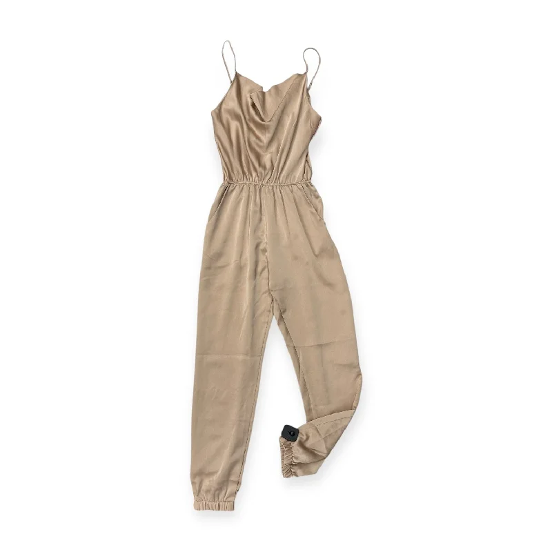 Jumpsuit By Vici In Gold, Size: M Lace unclassified dresses