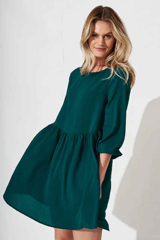 Kirra Smock Dress in Teal Festival unclassified dresses