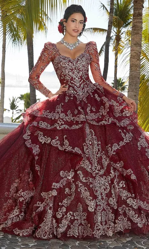 Mori Lee 89352 - Baroque Styled Ballgown Long sleeve unclassified dresses