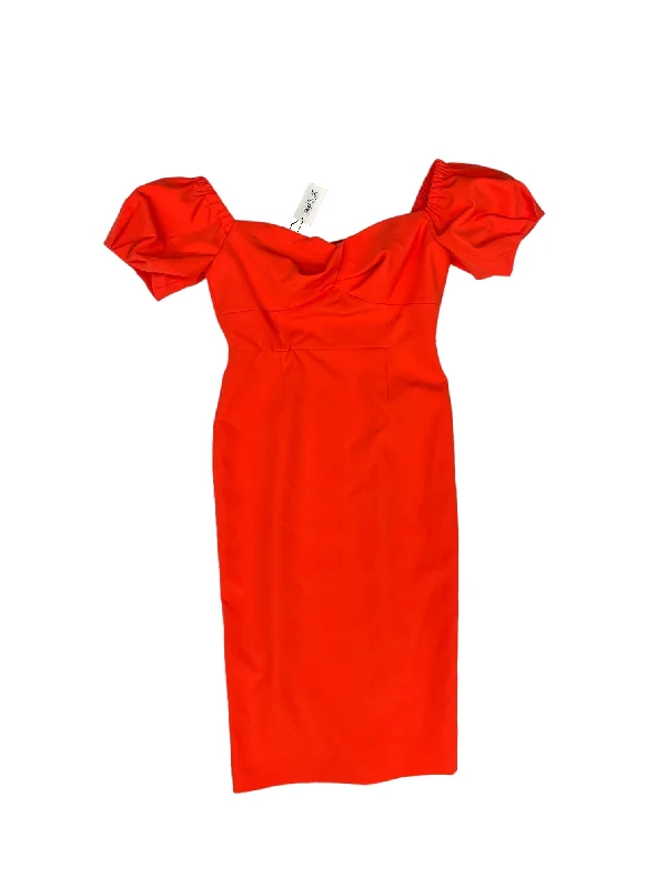 Orange Dress Designer Milly, Size 10 Soft fabric unclassified dresses