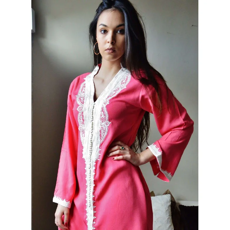 Pink Marrakech Tunic Dress - Fatimah Style Printed unclassified dresses