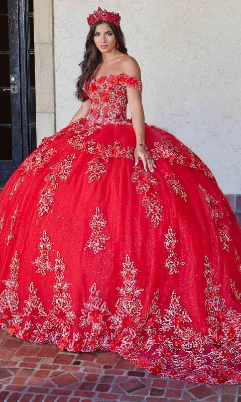 Quinceanera Collection 26073 - Off-Shoulder Ballgown Sequin unclassified dresses