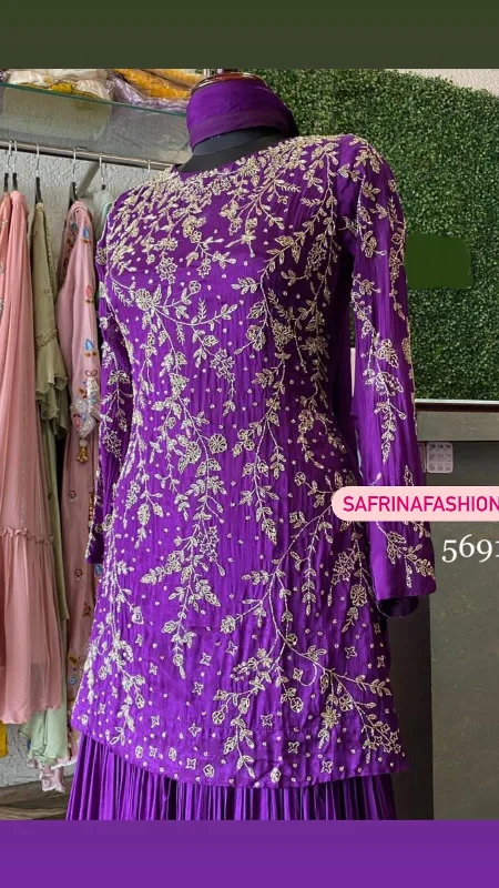 Rivisha kurta gharara dress indowestern dress Anniversary unclassified dresses