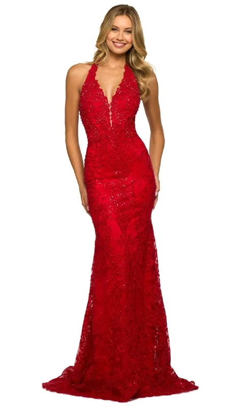 Sherri Hill 55392 - Halter Neck Dress Women's unclassified dresses