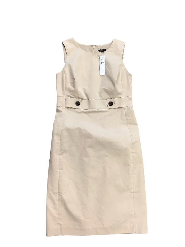 Tan Dress Work Ann Taylor, Size 4 Lightweight unclassified dresses