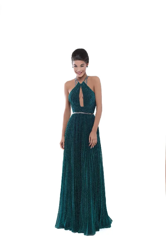 Tarik Ediz - Sleeveless High Halter Prom Dress 50547 Trendy new unclassified dresses