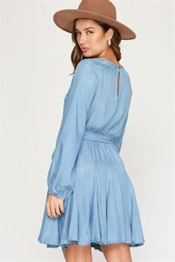 Womens Chambray Dress | Bella Chic Discounted unclassified dresses