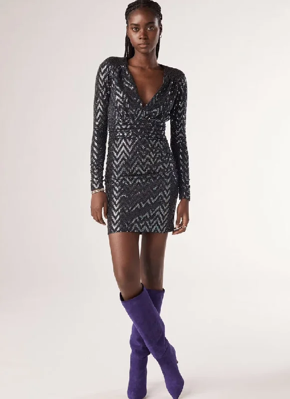 Flavie Lurex Mini Dress Mini Skirt Party