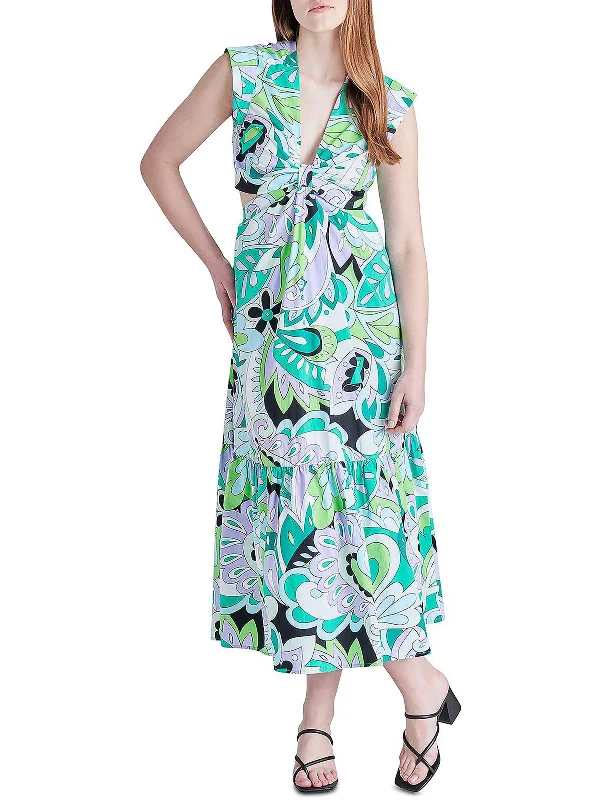 Amanda Womens Printed Long Maxi Dress Maxi Skirt Outfit