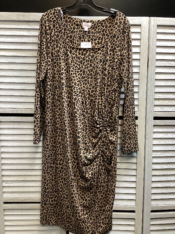 Dress Casual Maxi By Ingrid & Isabel In Animal Print, Size: Xl Long Boho Skirt