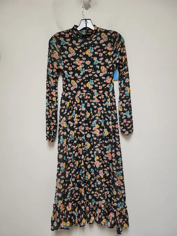 Dress Casual Maxi By Nasty Gal In Floral Print, Size: Xs Summer Floral Maxi