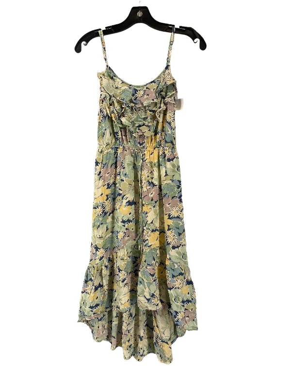 Floral Print Dress Casual Midi Lc Lauren Conrad, Size 2 Polka Dot Midi